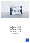 TruBend Serie 1000: datos técnicos