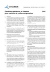 Conditions générales de livraison pour les machines et les pièces de rechange 2016