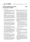 Condizioni generali di fornitura per macchine e impianti 2016