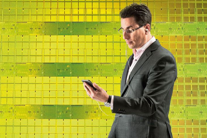 A man with a smartphone