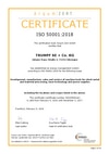 Certifikácia podľa DIN EN ISO 50001