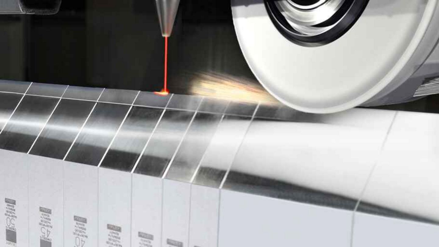 Ohýbací nástroje se přebrousí laserem