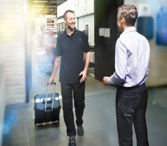 Serviços TRUMPF Serviço de assistência técnica Keyvisual