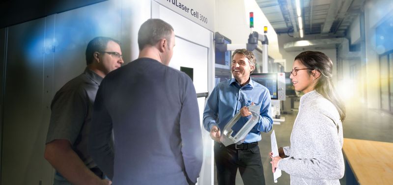 Servicios de asistencia técnica TRUMPF, cursos de formación Keyvisual