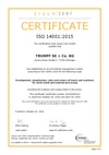 Certifikácia podľa DIN EN ISO 14001