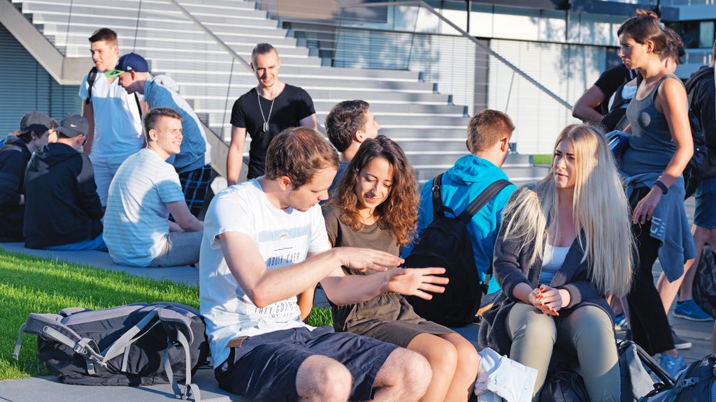 TRUMPF apprentice gathering at the campus in Ditzingen