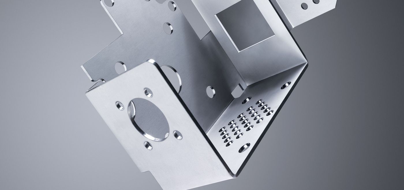 TruBend Serie 3000, Bauteil mit verschiedenen Kantungen