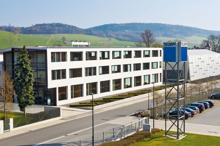Building of TRUMPF subsidiary in Neukirch Germany