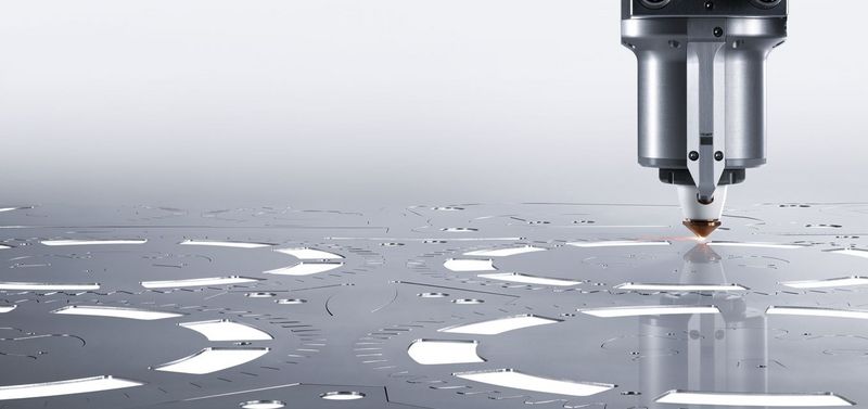 Image of the technology inside the 2D laser cutting machines