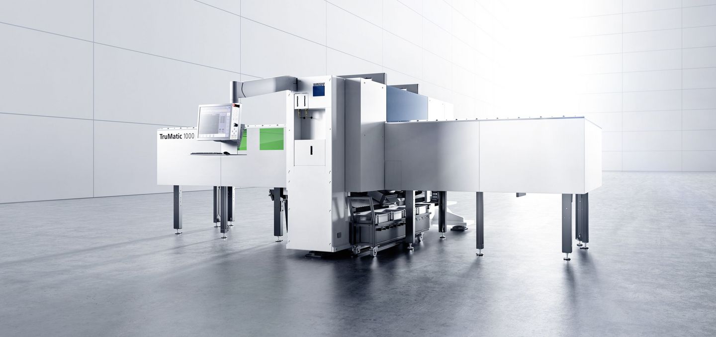 TruMatic 1000 fiber – efficient compact machine