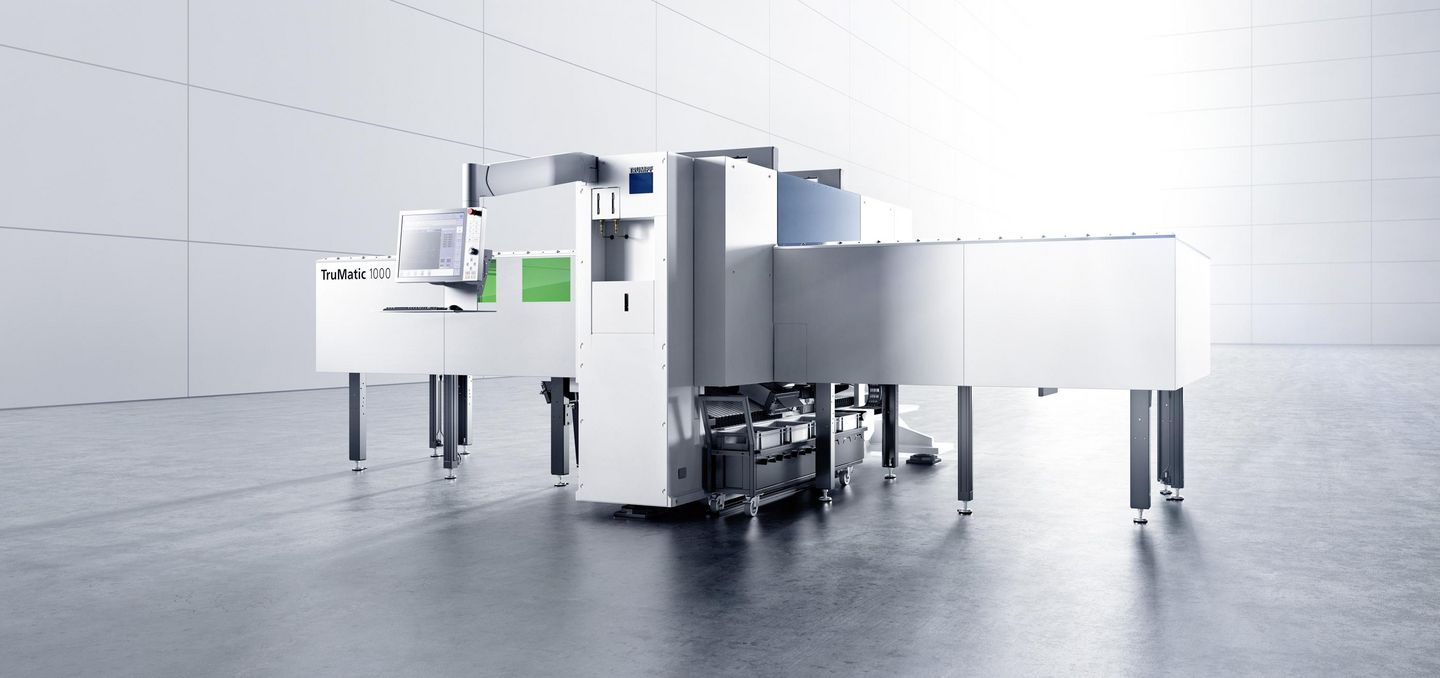 TruMatic 1000 fiber, Wirtschaftliche Kompaktmaschine