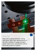New developments in laser welding of copper contacts, power electronics, and control units in the field of electromobility
