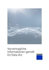 Vorvertragliche Informationen gemäß EU Data Act