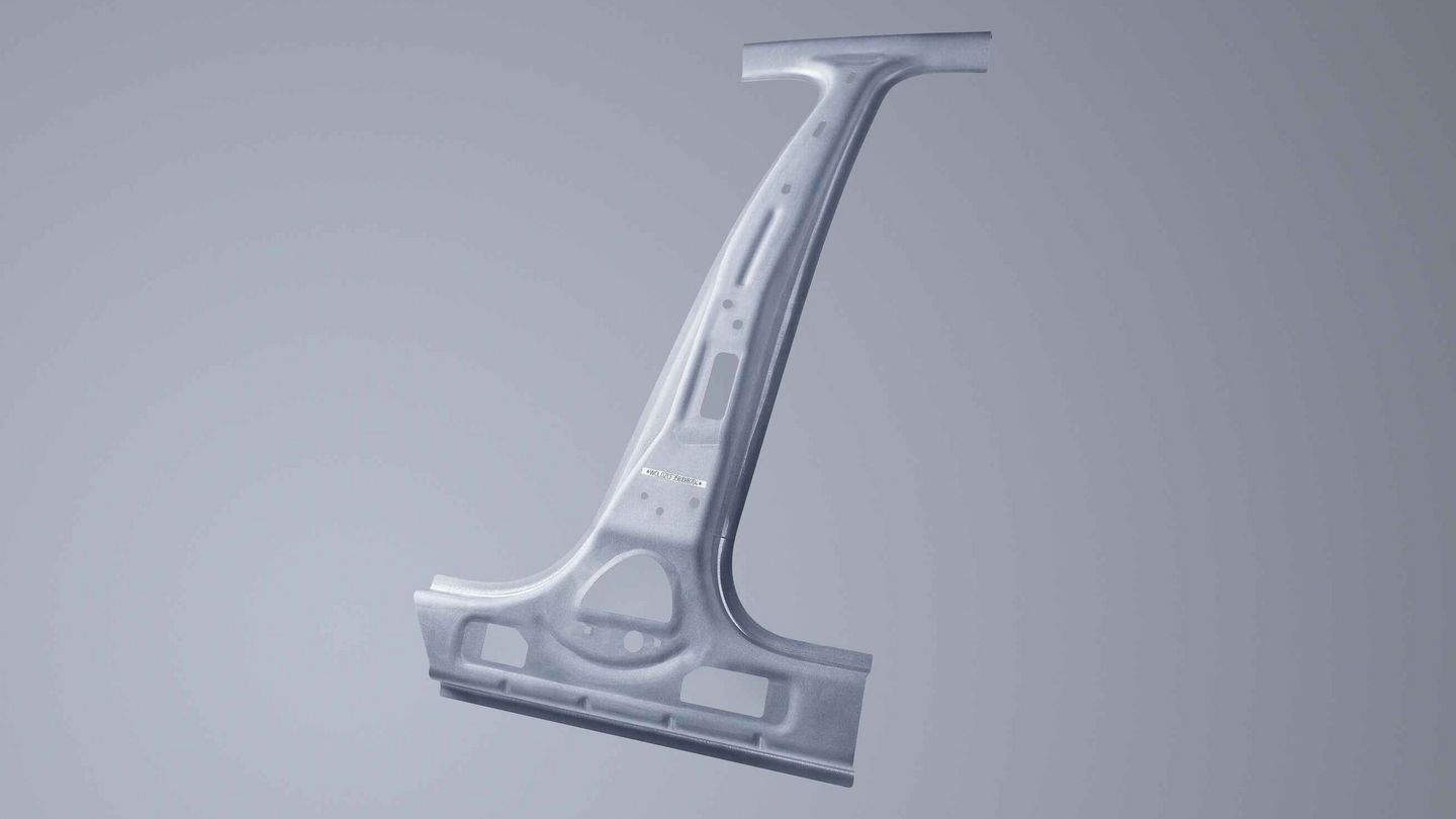 Lasergeschnittene B-Säule 