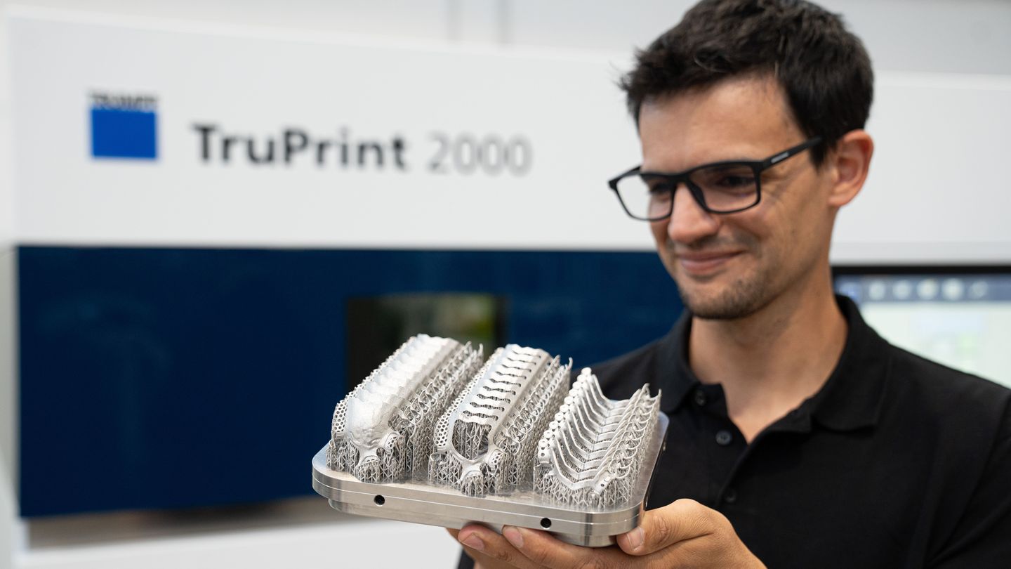 Trumpf Newsletter Formnext: TRUMPF 3D printers often make industrial manufacturing more ...