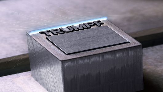 TRUMPF application engraving 