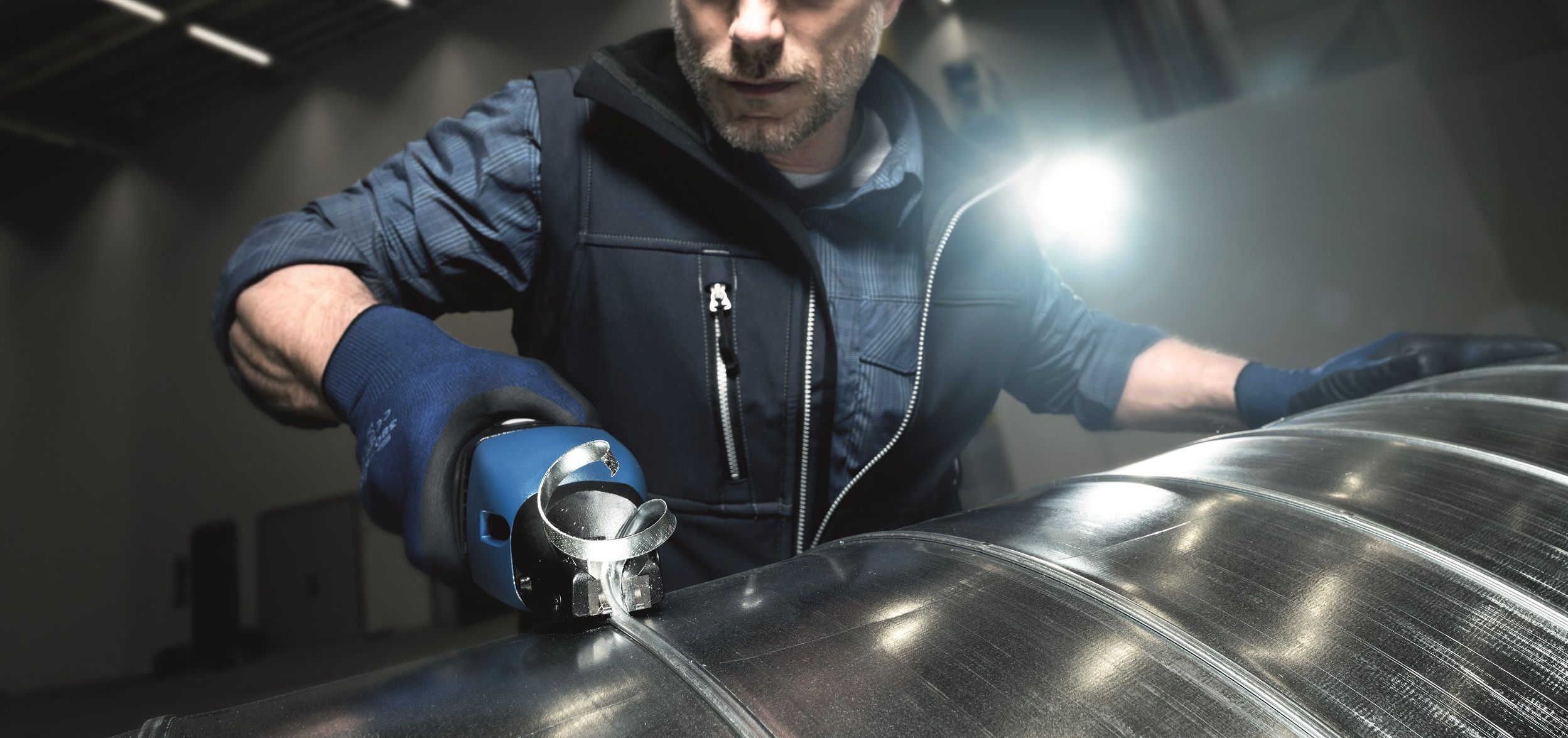 Slitting-shear-spiral-cutting