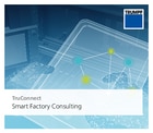 Leták k nabídce konzultací pro Smart Factory (inteligentní továrna)