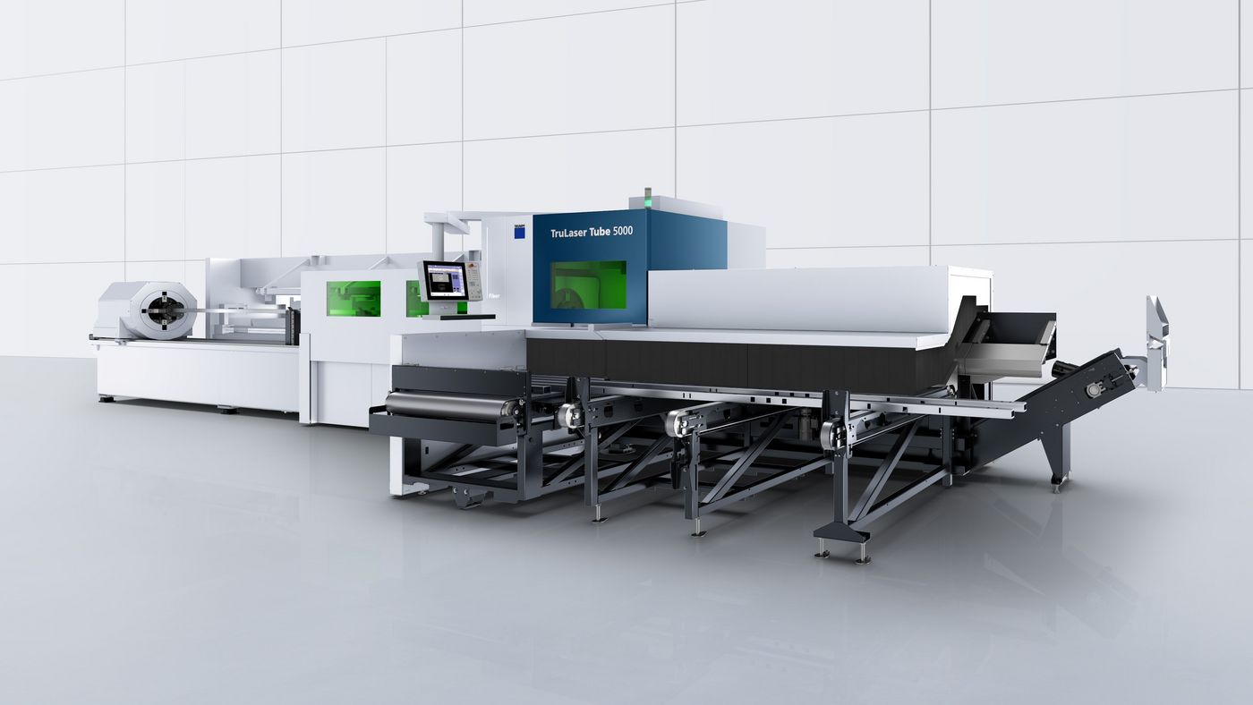 TruLaser Tube 5000 fiber, produktive Allroundmaschine für Rohrbearbeitung