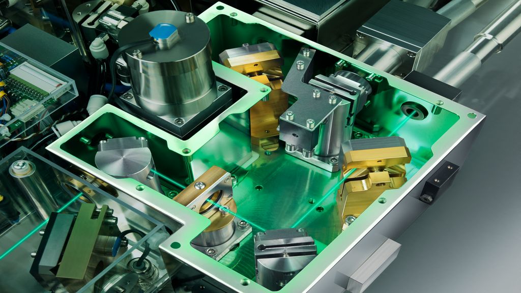 Interne Frequenzverdopplung im Resonator des TruDisk Pulse