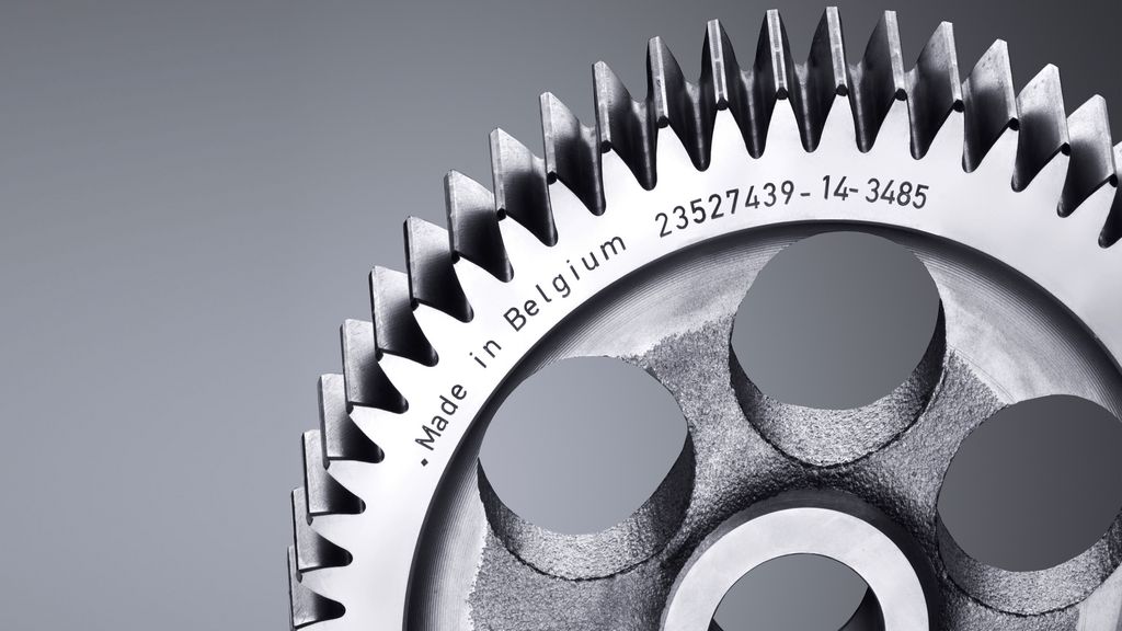Ruota dentata incisa con la TruMark Serie 5000