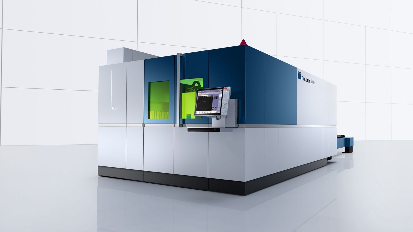 TruLaser 5030 fiber, Produktivmaschine mit Festkörperlaser
