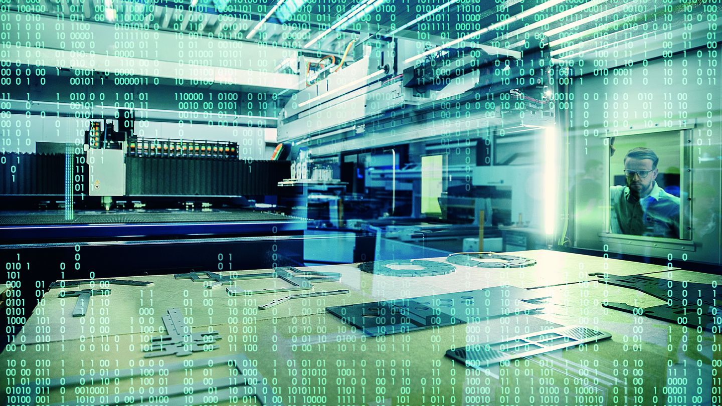 Trulaser Center 7030 von Tumpf in den Ausstellungsraeumen von Trumpf in Ditzingen. No model release. 