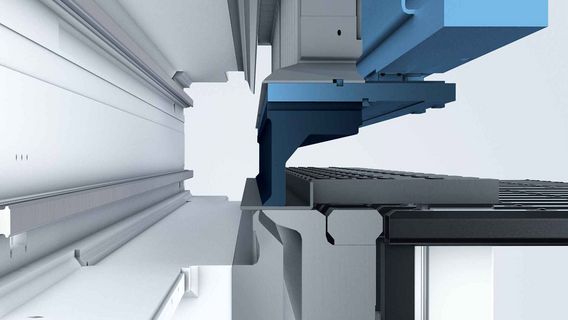 TruBend Center,可摆入式压料模具