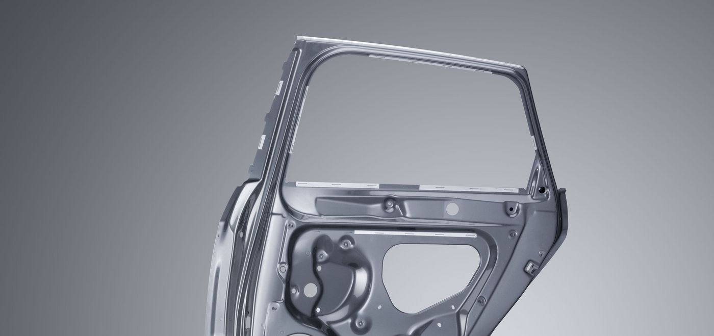 Scannergeschweißte Autotür