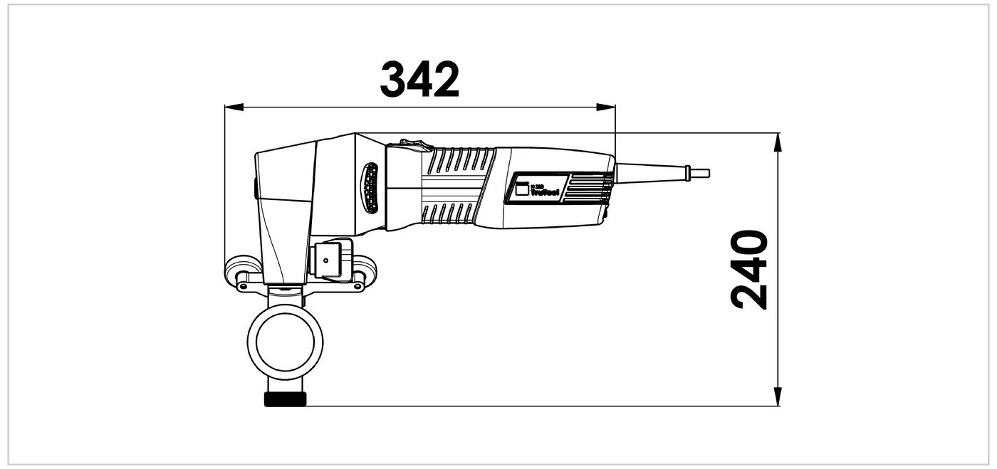 Dimensional drawing, TruTool TKF 700