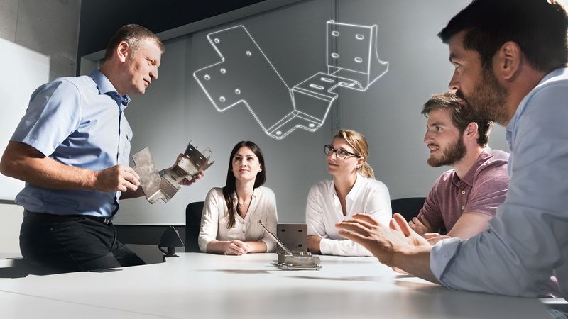 Part optimization key visual