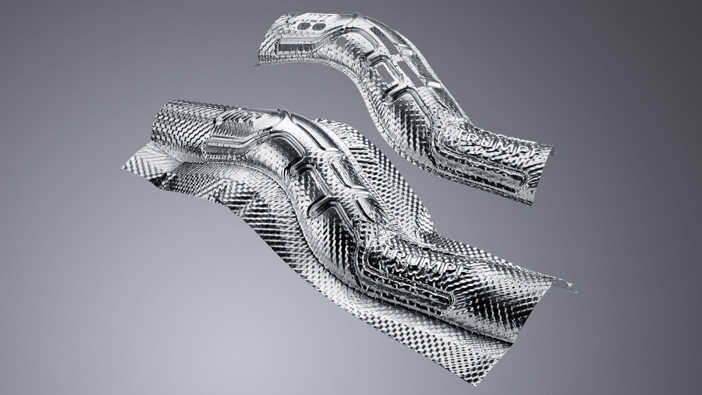 Lasergeschnittenes Hitzeschutzblech für Abgasanlagen