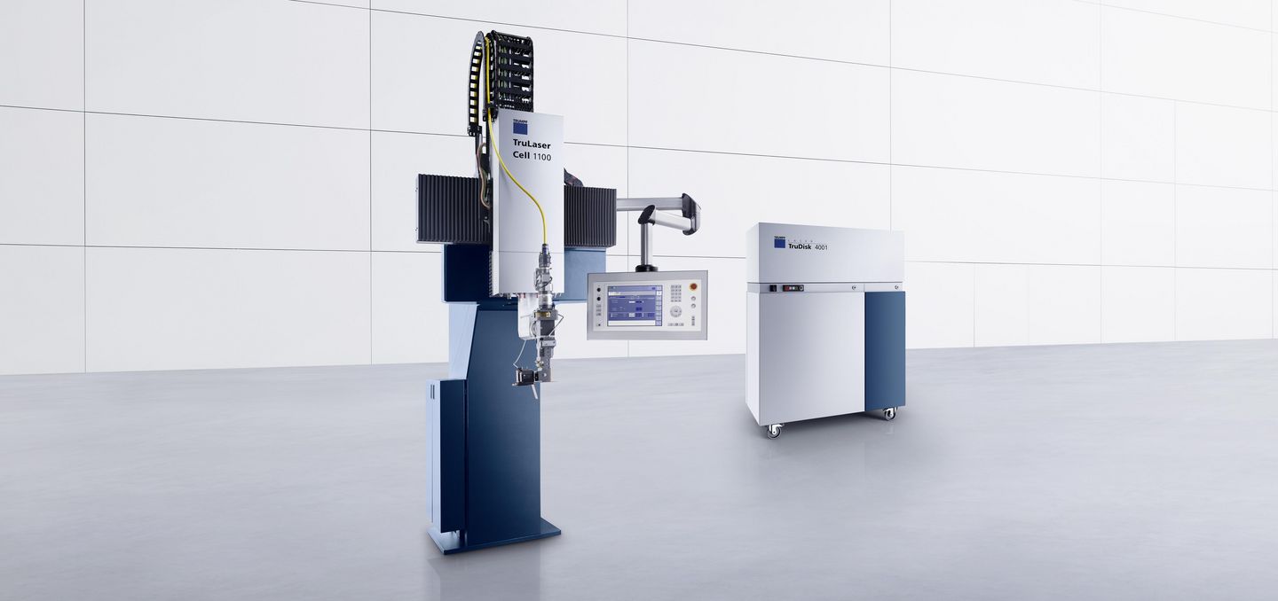 Tube 2018, TruLaser Cell 1100 fiber mit TruDisk 4001 und BrigthLine Weld