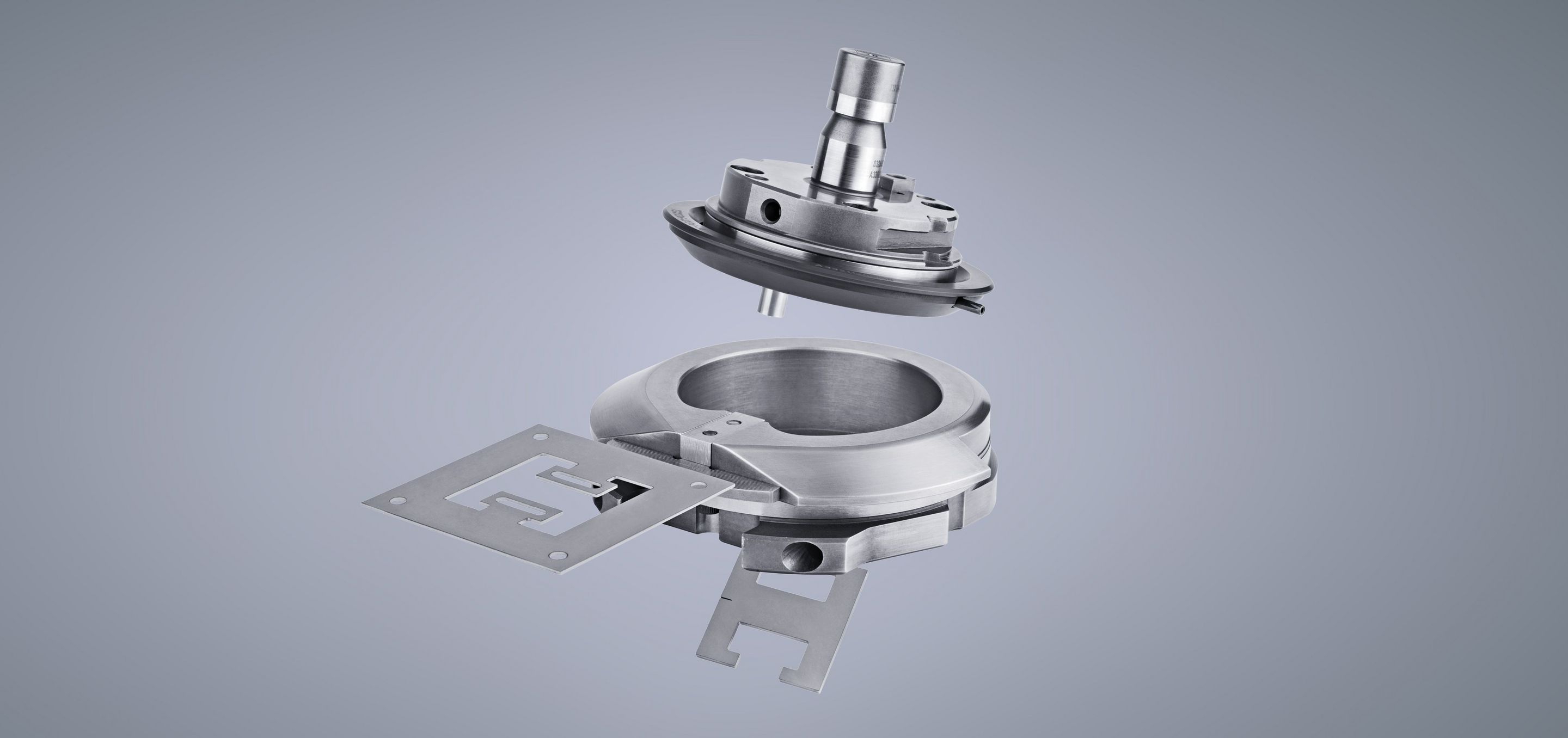 Ausstoßwerkzeug zum Sortieren mit Musterblech