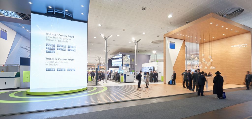 TRUMPF Messestand, Grunddesign