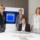 Vertragsunterzeichnung: TRUMPF und POLIFANT