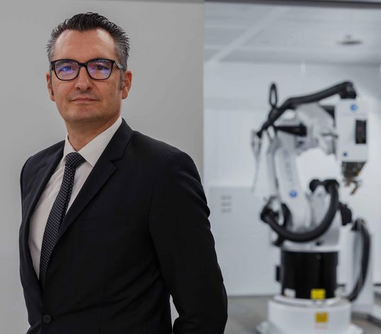 Portrait of the CEO of the Lasercor company