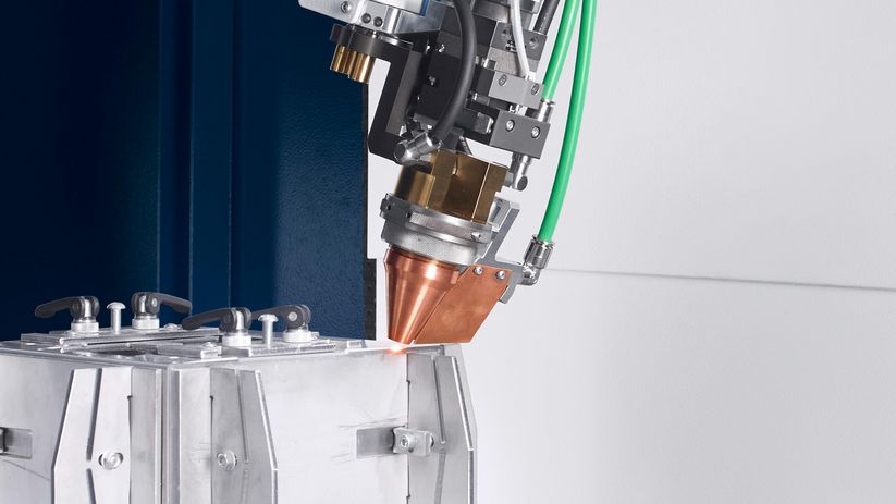 TruLaser Weld 1000, сопло подачи защитного газа