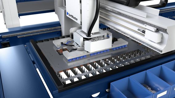 LoadMaster, smart functions monitor the separation of parts