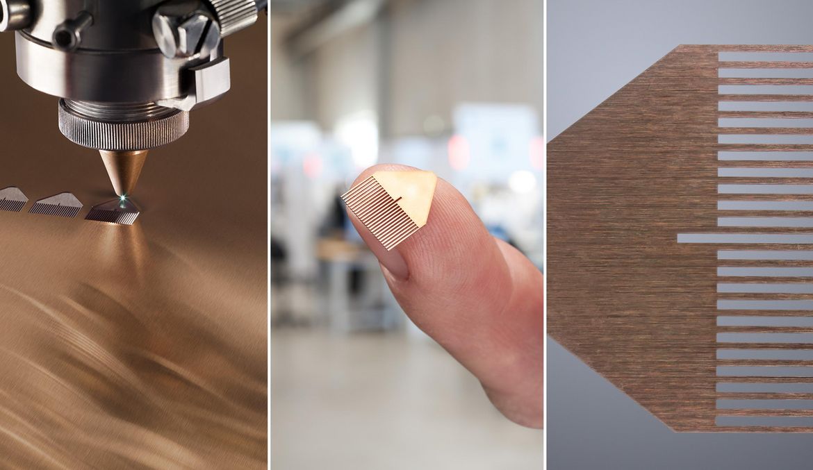 TruMicro immagine applicazione pettine in rame