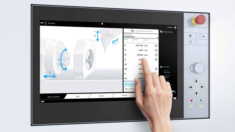TruLaser Tube 3000 fiber, Touchpoint HMI