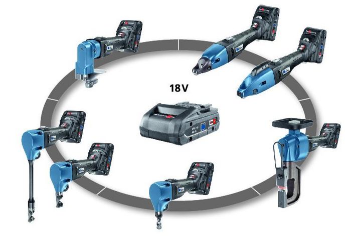 Overview of 18 V battery machines