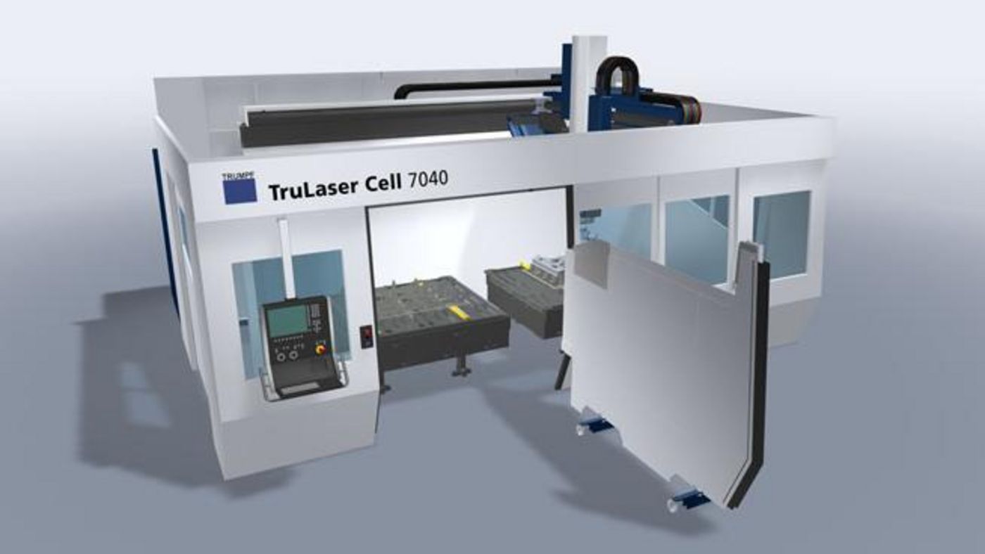 Zweistationentrennwand der TruLaser Cell Serie 7000