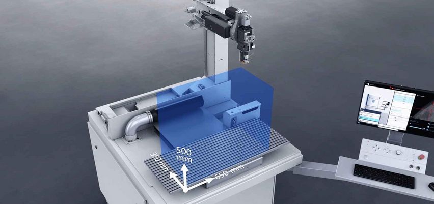 TruLaser Station 7000 work area