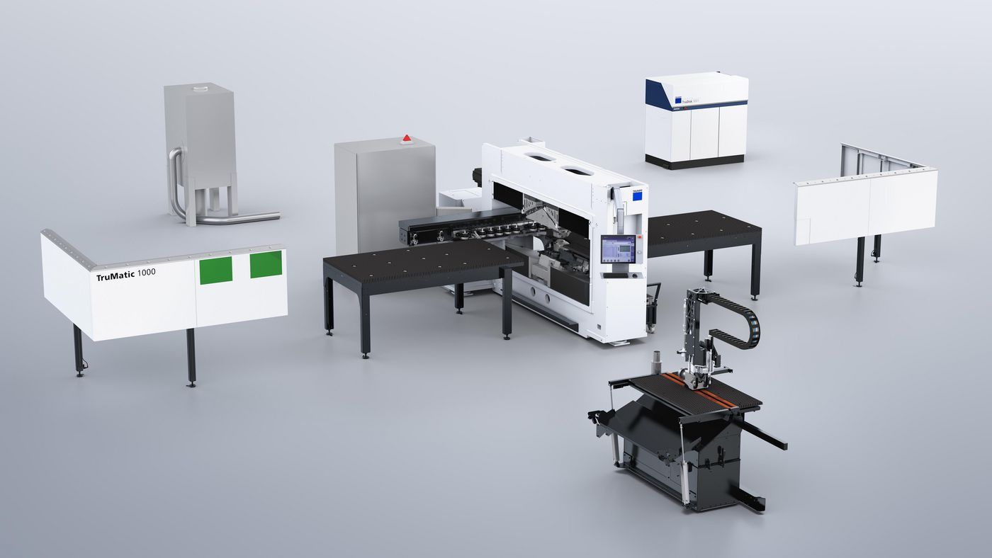 TruPunch 1000 (S19) with laser cutting technology package