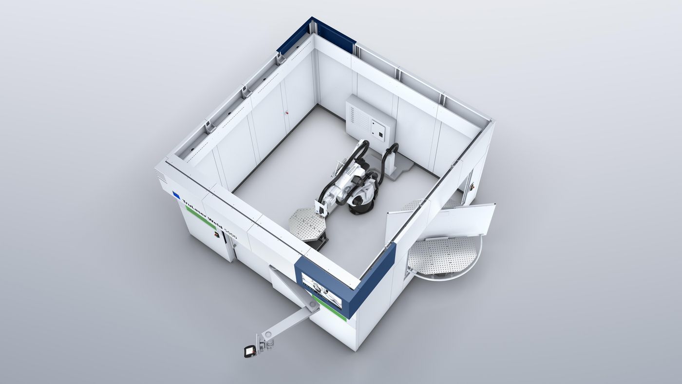 TruLaser Weld 5000, rotary table