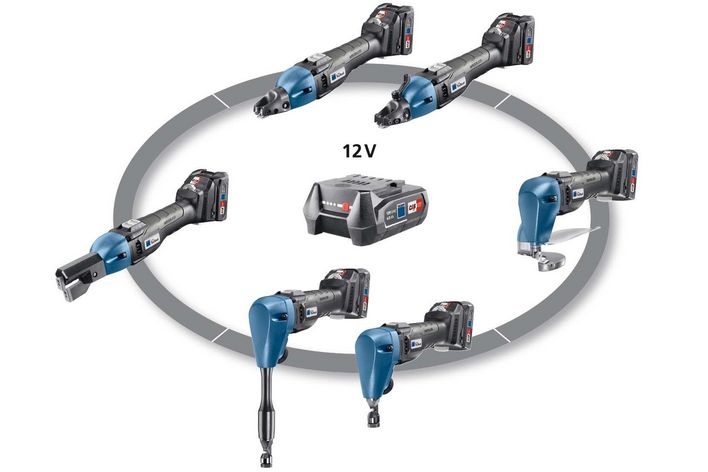 Image of the technology inside the TRUMPF battery-powered machines