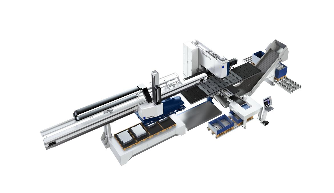 TruPunch 3000 so SheetMaster, SortMaster Box Linear a DisposeMaster