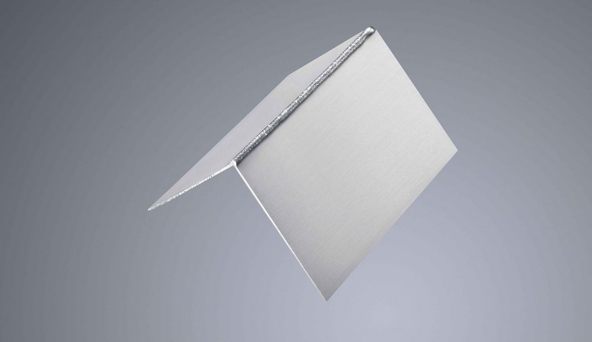 TruArc Weld 1000, stainless steel corner joint