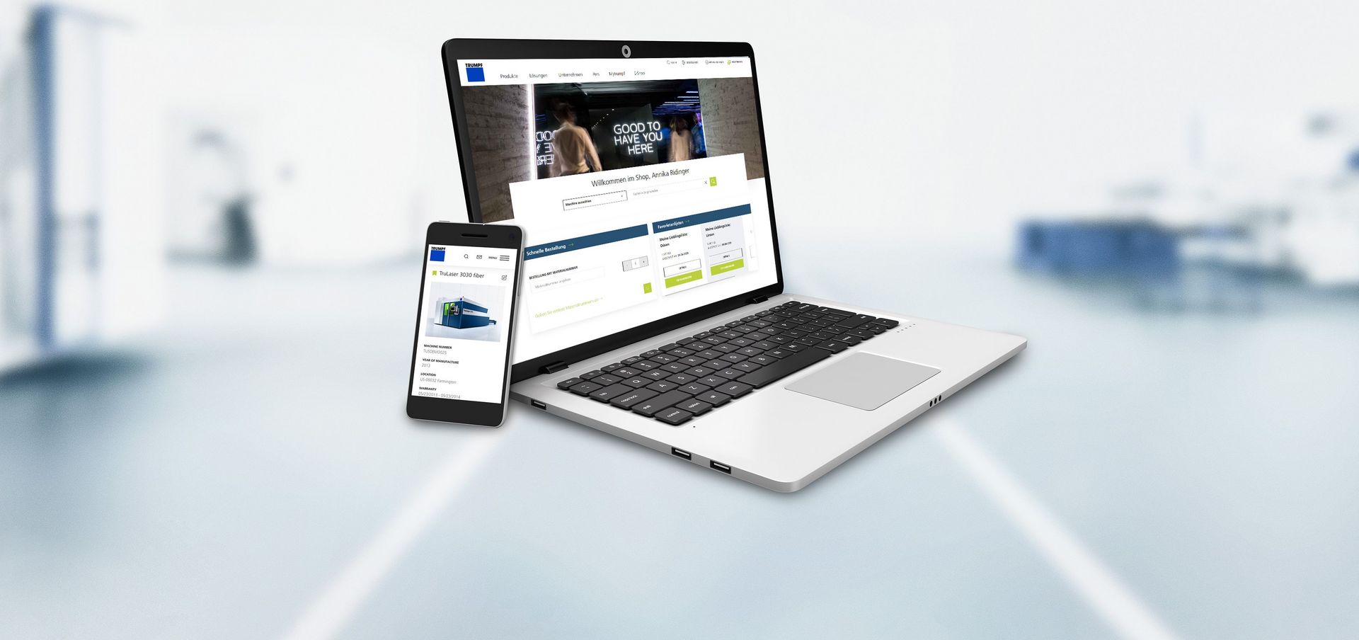 MyTRUMPF & Serviceappen 42_23 | TRUMPF